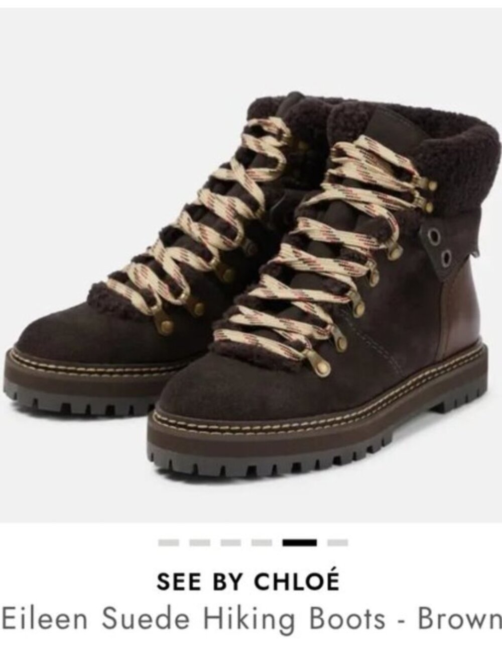 See By Chloe Hiking Boots "NEW"